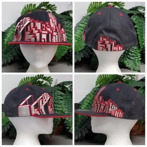 Vtg New Era Los Angeles Skyline 100% Wool Fitted Hat